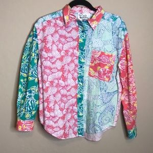 Beautiful Lilly pulitzer long sleeve shirt size S